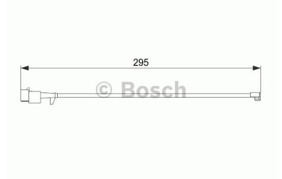 Contact d'avertissement, usure des plaquettes de frein AP865 Bosch