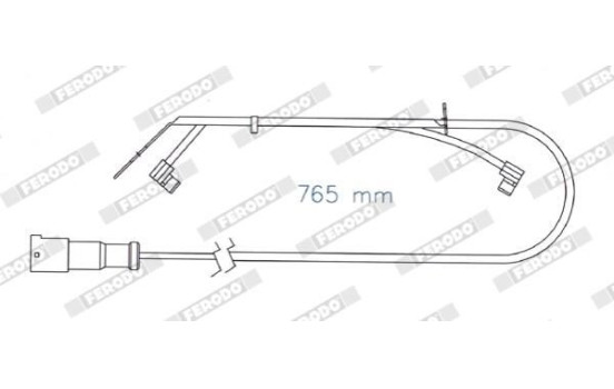 Contact d'avertissement, usure des plaquettes de frein PREMIER, Image 3