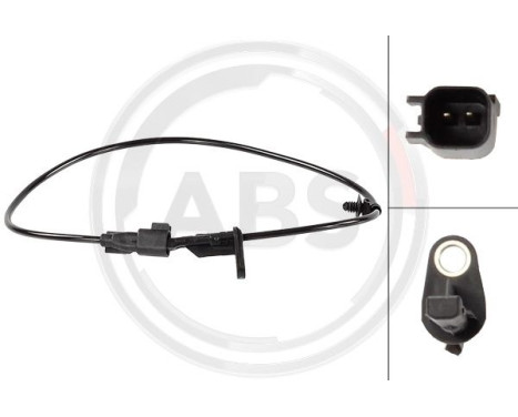 Capteur de vitesse de roue 33013 ABS