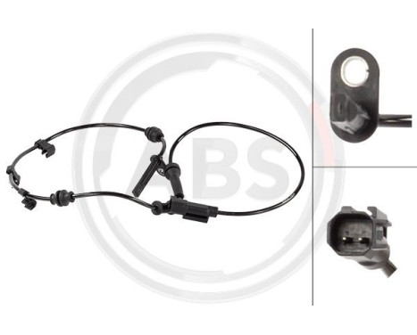 Capteur de vitesse de roue 33019 ABS