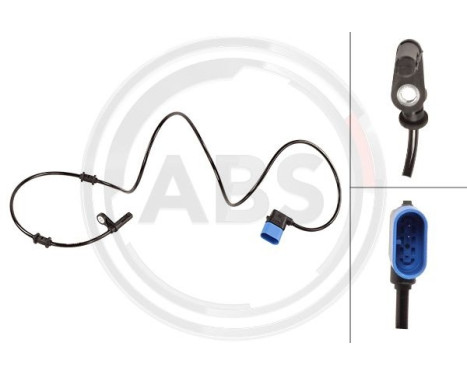 Capteur de vitesse de roue 33047 ABS