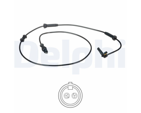 Capteur de vitesse de roue SS20480 Delphi