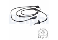 Capteur de vitesse de roue SS20711 Delphi