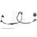 Capteur, vitesse de roue ADBP710074 Blue Print, Vignette 2