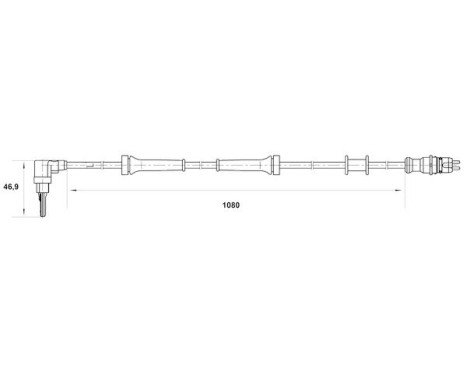 Capteur, vitesse de roue DF10 Bosch
