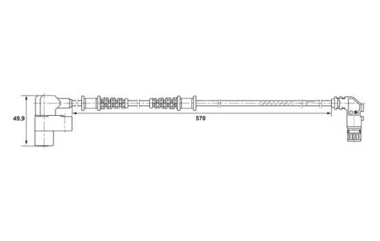 Capteur, vitesse de roue DF6 Bosch