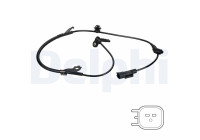 Capteur, vitesse de roue SS20437 Delphi