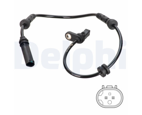 Capteur, vitesse de roue SS20757 Delphi
