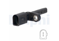 Capteur, vitesse de roue SS20794 Delphi