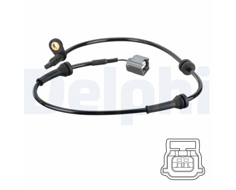 Capteur, vitesse de roue SS20802 Delphi