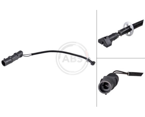 Avertissement de contact, usure des garnitures/plaquettes de frein 39473 ABS