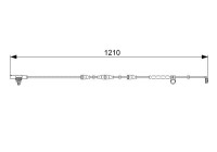 Contact d'avertissement, usure des garnitures de frein avant AP326 Bosch