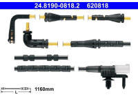 Contact d'avertissement, usure des garnitures/plaquettes de frein 24.8190-0818.2 ATE