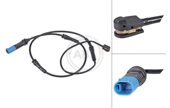 Contact d'avertissement, usure des garnitures/plaquettes de frein 39413 ABS