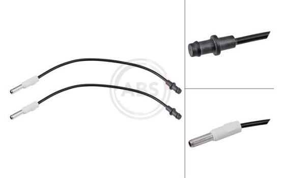 Contact d'avertissement, usure des garnitures/plaquettes de frein 39431 ABS