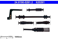 Contact d'avertissement, usure des plaquettes de frein 24.8190-0261.2 ATE