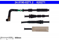 Contact d'avertissement, usure des plaquettes de frein 24.8190-0271.2 ATE
