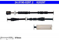 Contact d'avertissement, usure des plaquettes de frein 24.8190-0297.2 ATE