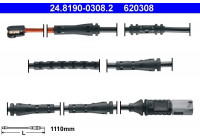 Contact d'avertissement, usure des plaquettes de frein 24.8190-0308.2 ATE