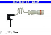 Contact d'avertissement, usure des plaquettes de frein 24.8190-0411.2 ATE