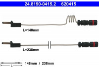 Contact d'avertissement, usure des plaquettes de frein 24.8190-0415.2 ATE