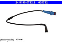Contact d'avertissement, usure des plaquettes de frein 24.8190-0722.2 ATE