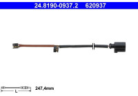 Contact d'avertissement, usure des plaquettes de frein 24.8190-0937.2 ATE