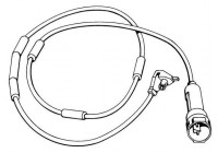Contact d'avertissement, usure des plaquettes de frein 39510 ABS
