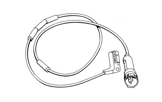 Contact d'avertissement, usure des plaquettes de frein 39522 ABS, Image 2