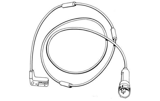 Contact d'avertissement, usure des plaquettes de frein 39523 ABS
