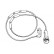 Contact d'avertissement, usure des plaquettes de frein 39524 ABS, Vignette 2