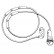 Contact d'avertissement, usure des plaquettes de frein 39524 ABS