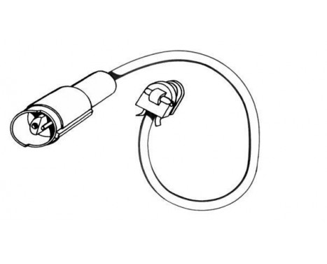 Contact d'avertissement, usure des plaquettes de frein 39526 ABS