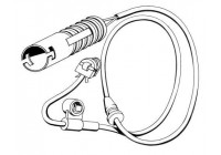 Contact d'avertissement, usure des plaquettes de frein 39531 ABS