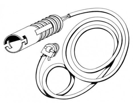 Contact d'avertissement, usure des plaquettes de frein 39535 ABS