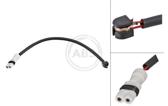 Contact d'avertissement, usure des plaquettes de frein 39542 ABS, Image 3