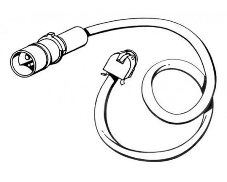 Contact d'avertissement, usure des plaquettes de frein 39554 ABS