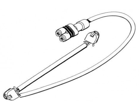 Contact d'avertissement, usure des plaquettes de frein 39556 ABS