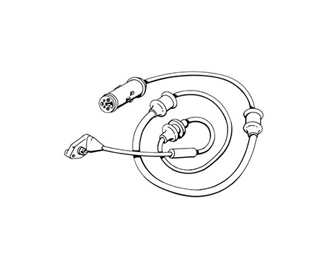 Contact d'avertissement, usure des plaquettes de frein 39559 ABS, Image 2