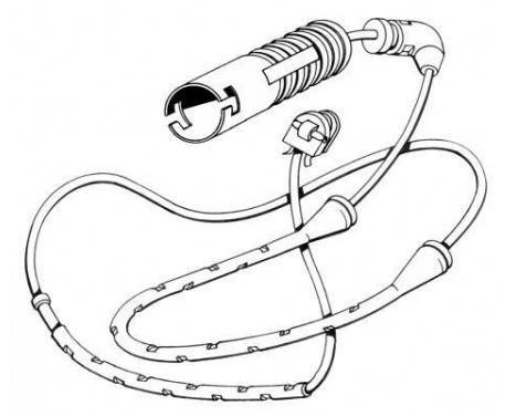 Contact d'avertissement, usure des plaquettes de frein 39585 ABS