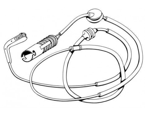 Contact d'avertissement, usure des plaquettes de frein 39594 ABS