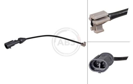 Contact d'avertissement, usure des plaquettes de frein 39601 ABS, Image 2