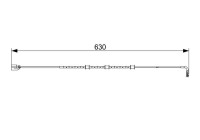 Contact d'avertissement, usure des plaquettes de frein AP1044 Bosch