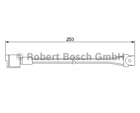 Contact d'avertissement, usure des plaquettes de frein AP164 Bosch