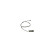 Contact d'avertissement, usure des plaquettes de frein AP222 Bosch, Vignette 5