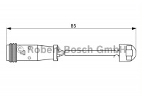 Contact d'avertissement, usure des plaquettes de frein AP310 Bosch