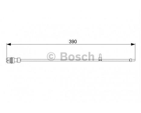 Contact d'avertissement, usure des plaquettes de frein AP313 Bosch