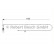 Contact d'avertissement, usure des plaquettes de frein AP381 Bosch