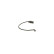 Contact d'avertissement, usure des plaquettes de frein AP605 Bosch, Vignette 5