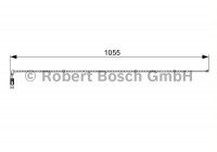 Contact d'avertissement, usure des plaquettes de frein AP802 Bosch